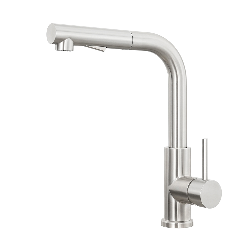 CS-102-new-sparyer CS-102 Sento stainless teel pul out kitchen faucets with new spayer