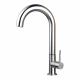 A-63E Sento stainless steel minmal kitchen faucet with high-arc U-shape spout