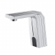 H-47 dec mounted commercial lavatory touchless sensor faucet, stainless steel