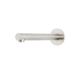 B-156S Sento stainless steel Round straight bathroom spout 200mm bRUSHED