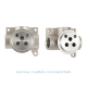 Sento stainless steel shower valve with 3 outlets and 3 screw holes