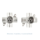 Sento stainless steel shower diverter valve with 4 outlets and 2 screw holes