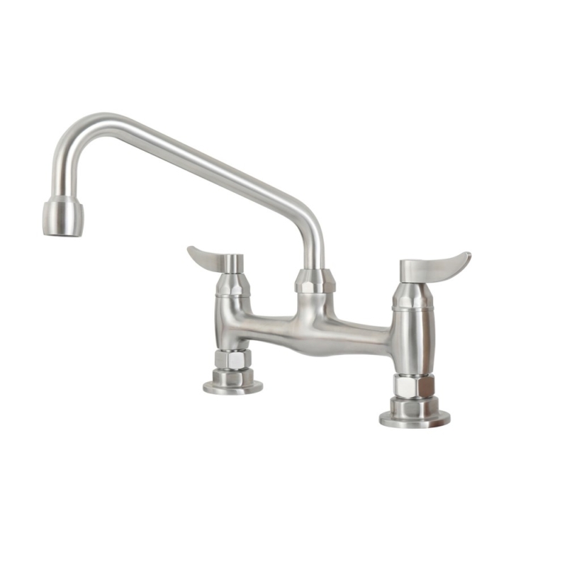 GLP-52M Sento stainless steel commercial tap, deck mounted, with swivel spout
