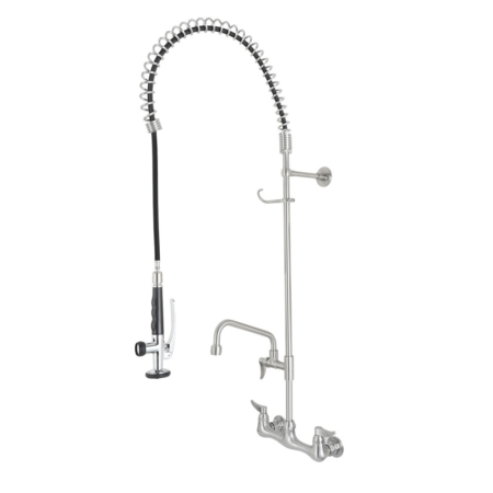 GLP-53M Sento stainless steel commercial tap,pre rinser set,wall mounted,with pot filler