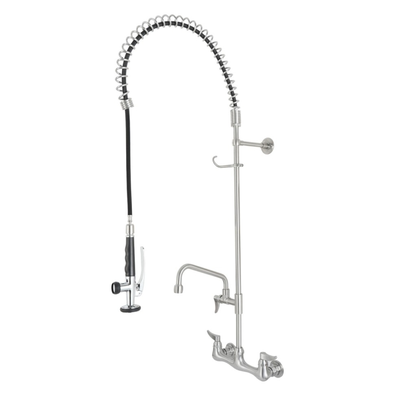 GLP-53M Sento stainless steel commercial tap,pre rinser set,wall mounted,with pot filler