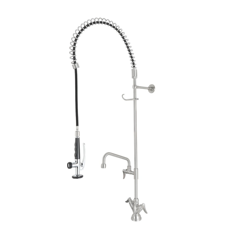 GLP-54M Sento stainless steel commercial tap,Pre-Rinse, with pot filler with single Pedestal deck mounted