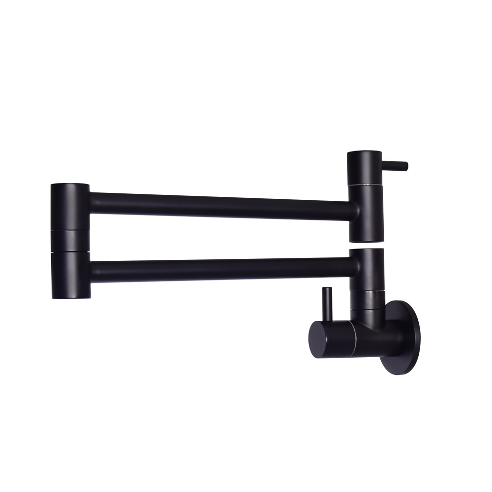 A-33G-BK-4 A-33G SENTO Stainless steel foldable pot filler faucet tap , nano black