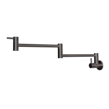 A-33G Sento stainless steel wall mounted pot filler gun metal