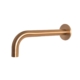 B-159S Sento stainless steel wall mounted basin spout 200mm, PVD brushed rose gold