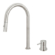 two hole pull down kitchen faucet with separate handle