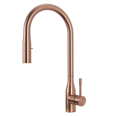 C-91 Sento stainless steel pull down kitchen faucet, hidden sprayer