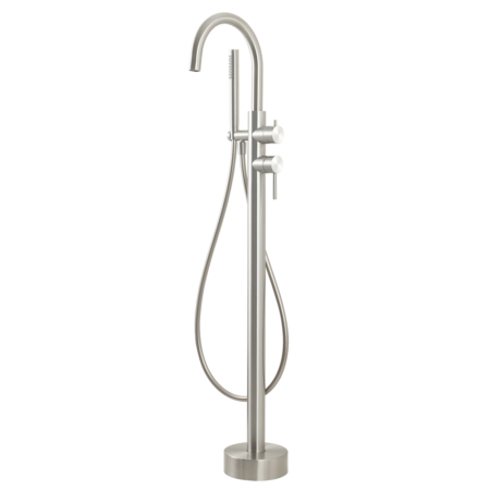 G-16S sento stainless steel freestanding shower faucet with handshower and tub filler
