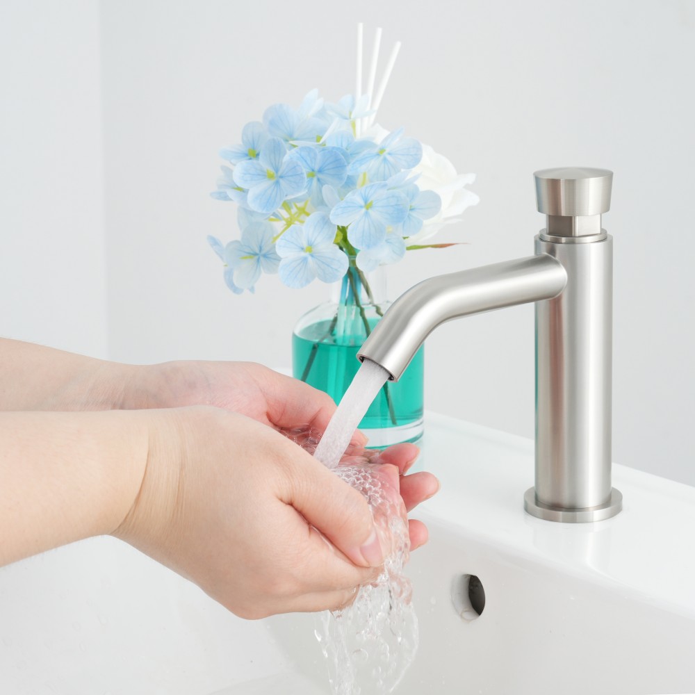 YES-17 SENTO STAINLESS STEEL self closing push tap,single cold