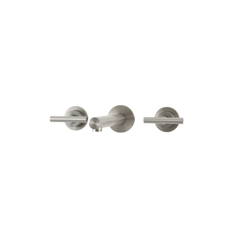 G-11A Sento stainless steel widespread wall mounted basin faucet