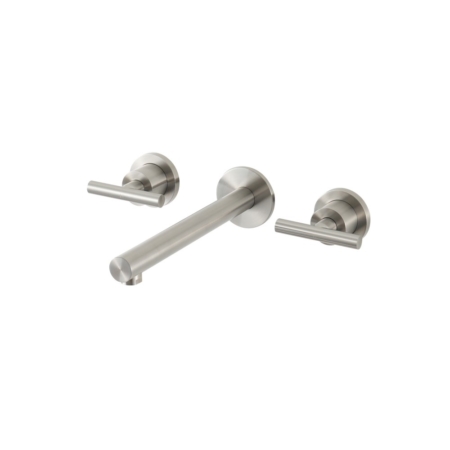 G-11A Sento stainless steel two handle wall mounted basin mixer