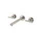 G-11A Sento stainless steel two handle wall mounted basin mixer