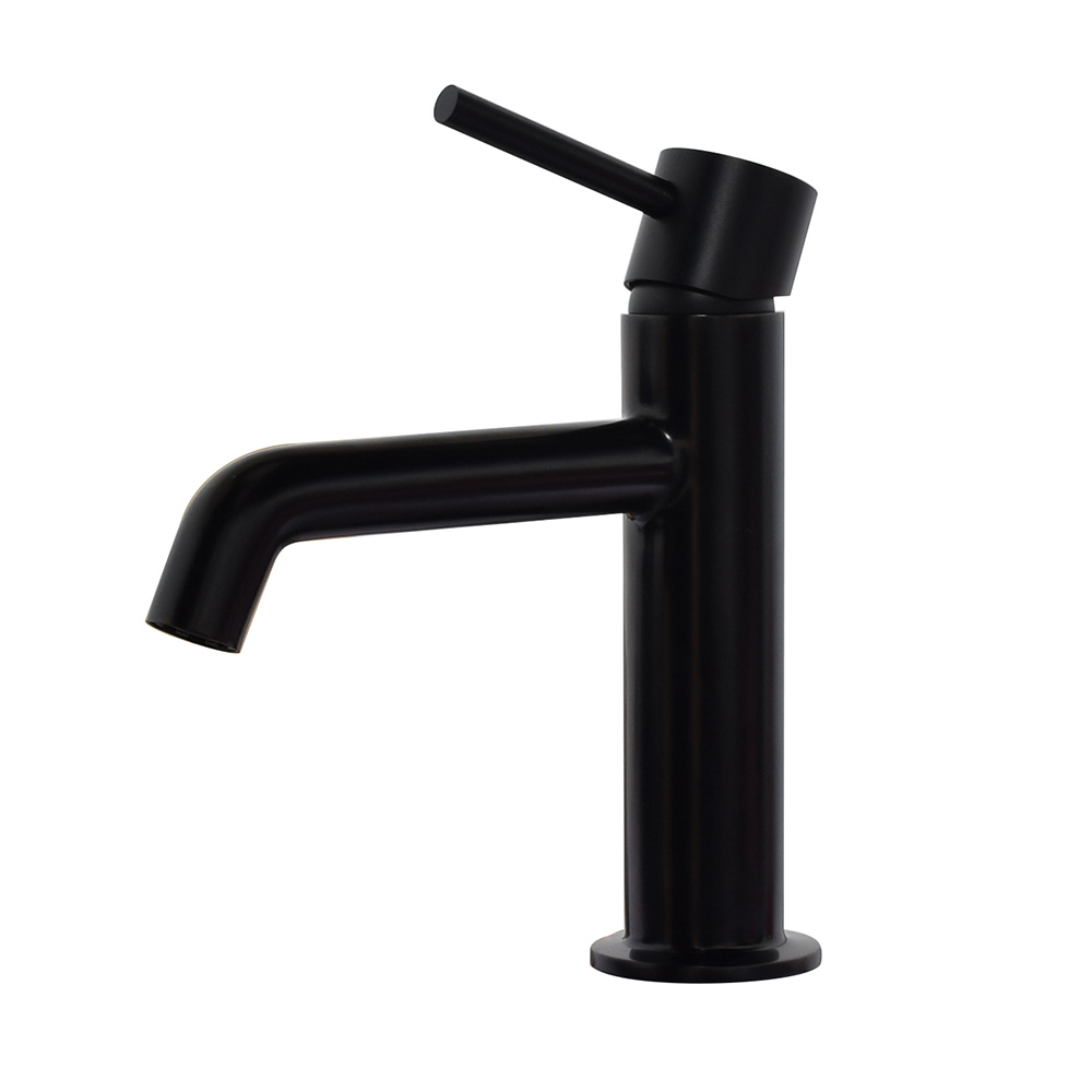 A-46-B-1 A-46 Sento stainless steel basin faucet,italian stainless steel basin mixer, nano black, high end black