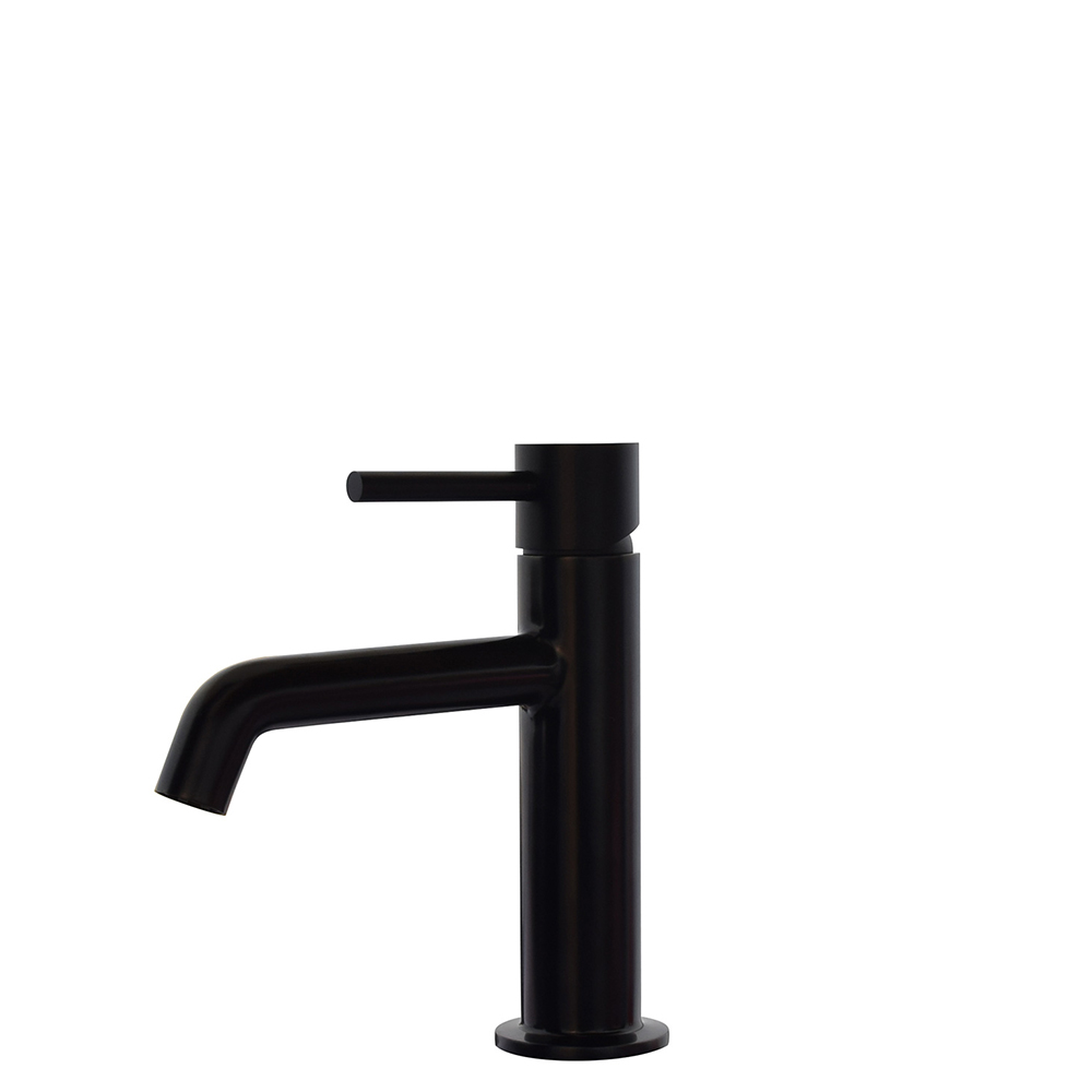 A-46-BK A-46 Sento stainless steel basin mixer faucet ,italian stainless steel faucet, matte black, military grade