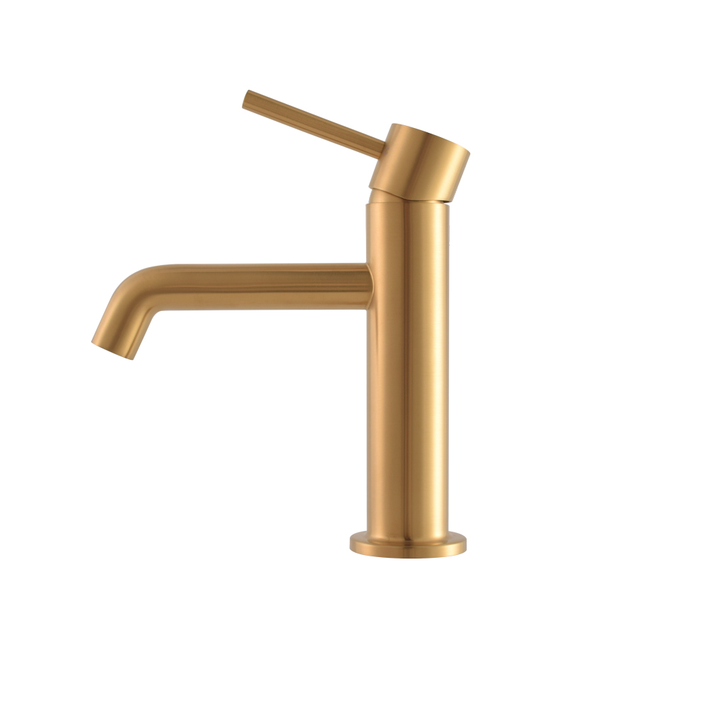 A-46-GD-1 A-46 Sento stainless steel basin mixer faucet,italian stainless steel faucet, PVD gold