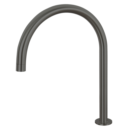 B-481 Sento stainless steel minmal C-shape swival spout PVD gun Metal