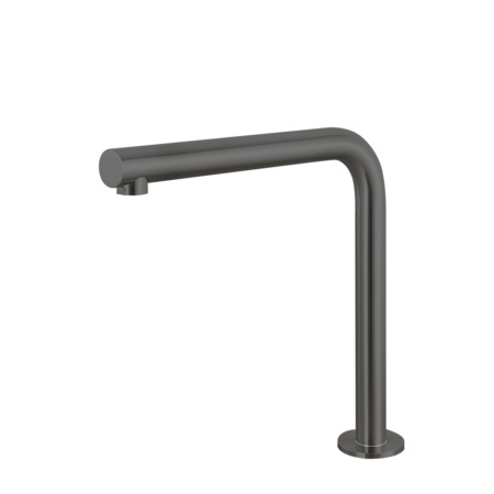 B-482 Sento stainless steel minmal L-shape swival spout PVD Gunmetal