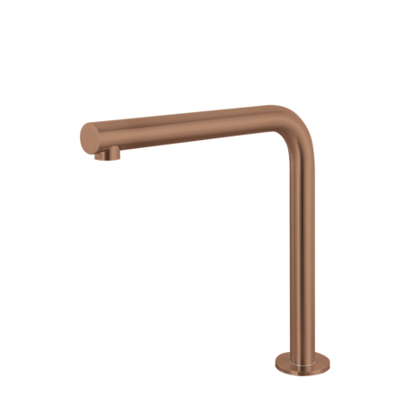 B-482 Sento stainless steel minmal L-shape swival spout pvd copper color