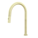 B-483 Sento stainless steel minmal C-shape swival spout with pull out spayer PVD titanium gold