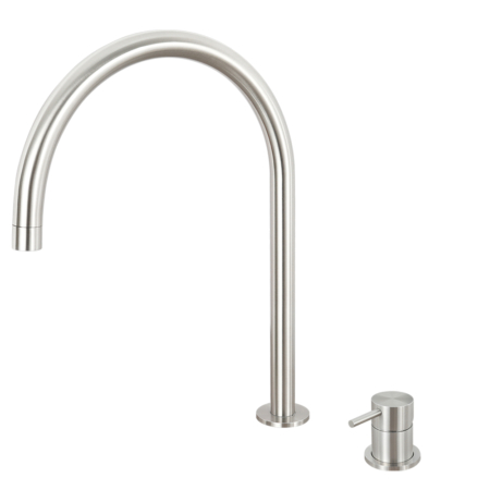 G-10P+B-481 Sento stainless steel Single lever countertop basin mixer