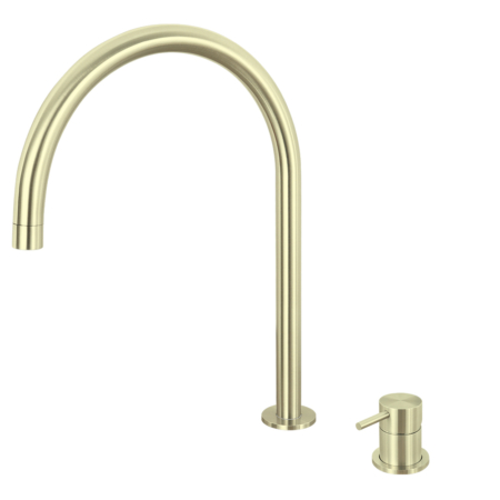 G-10P+B-481 Sento stainless steel Single lever countertop basin mixer, Titanium Gold