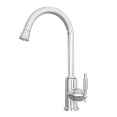 M-003C sento stainless steel vintage one hole one handle kitchen faucet