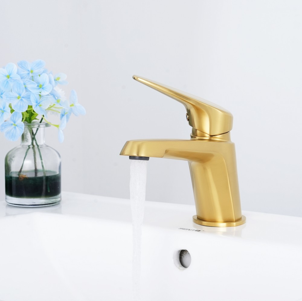 A-89-TG-5 A-89 sento stainless steel high end faucet Apex series Titanium gold