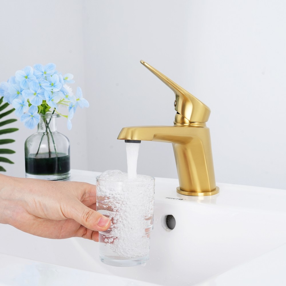 A-89-TG-6 A-89 sento stainless steel investment casting faucet Apex series Titanium gold
