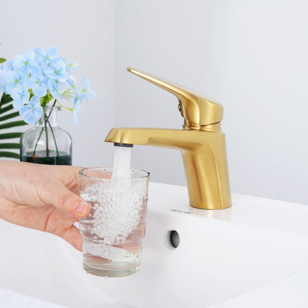A-89-TG-8 A-89 sento stainless steel heavy duty faucet Apex series Titanium gold